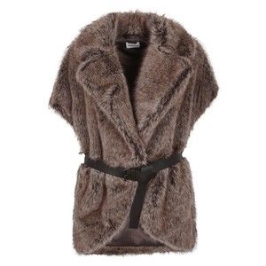 Parosh Sleeveless Faux Fur Vest - NWT